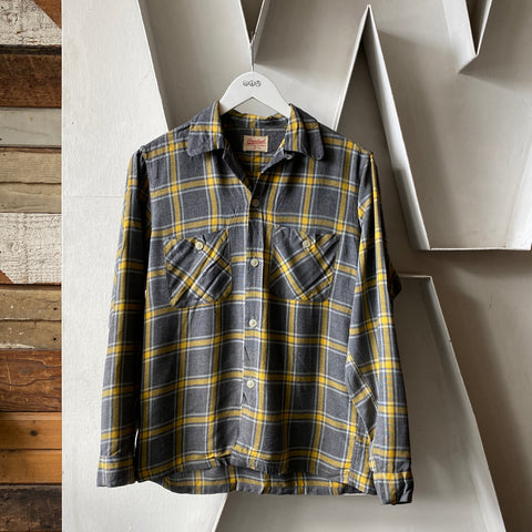 50's Pennleigh Plaid Shirt - Small