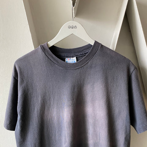 80's Faded Black Tee - Large