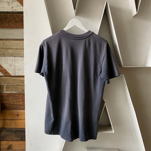 80's Faded Black Tee - Large
