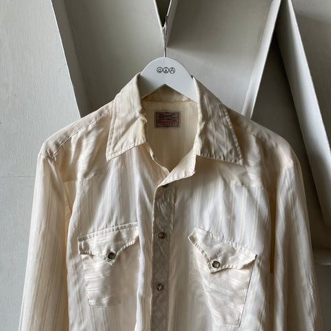 70's H-BAR-C Western Shirt - XL
