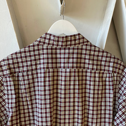 50’s Jantzen Plaid Button-Up - Large