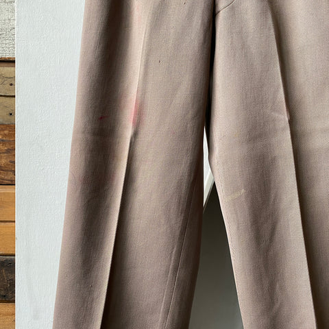 50's Army Officer Trousers - 28” x 26.5”