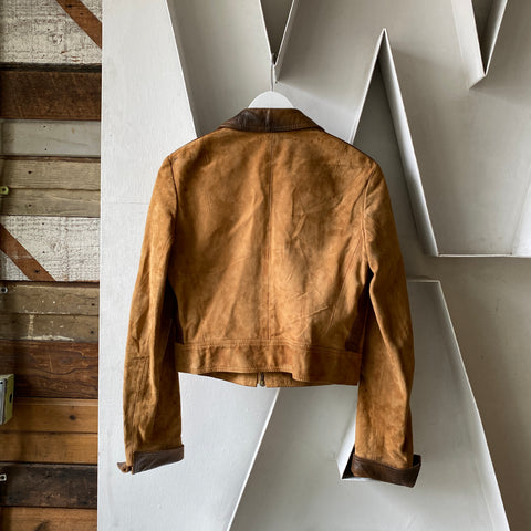 70's Riri Zip Leather Jacket - Women’s Small
