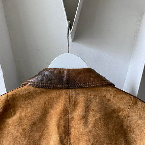 70's Riri Zip Leather Jacket - Women’s Small