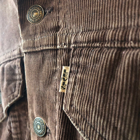 70's Levi’s Corduroy BiG E Trucker - Medium