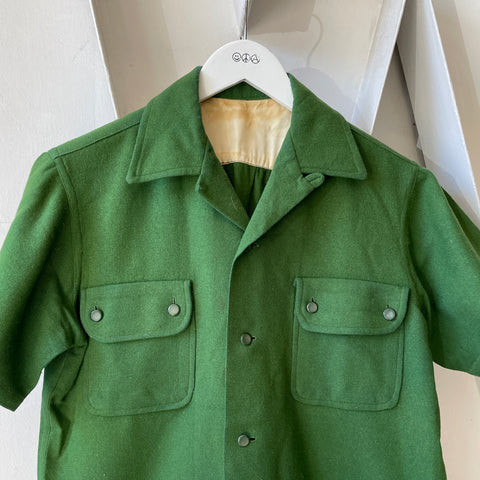 60’s Wool Button-Up - Medium