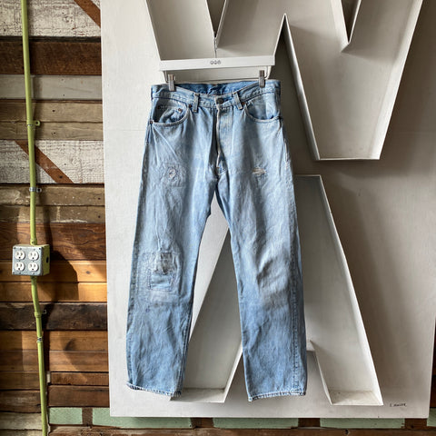80's Repaired Levi’s 501 - 32” x 29”