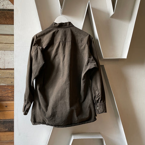 60’s Military Black Overdyed Poplin Jacket - Medium