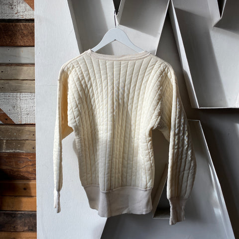 60's Quilted Bodygard Sweatshirt - Large