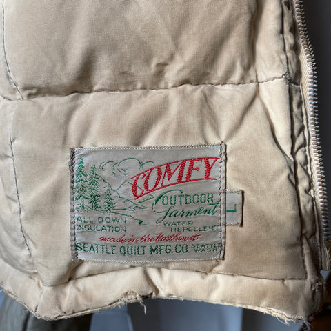60's Reversible Down Jacket - Large