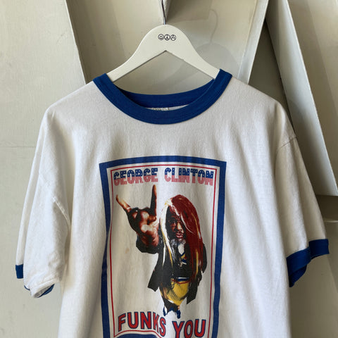 90’s George Clinton Ringer Tee - Large