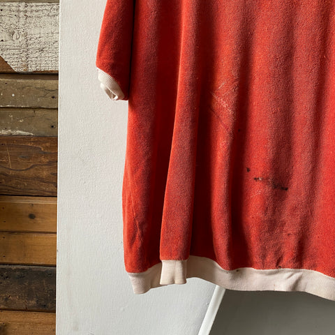 60's Two Tone Terry Raglan - XL