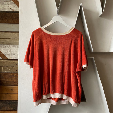 60's Two Tone Terry Raglan - XL