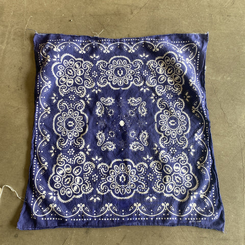 70's Blue bandana - Medium