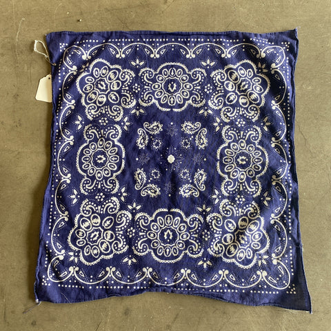 70's Blue bandana - Medium