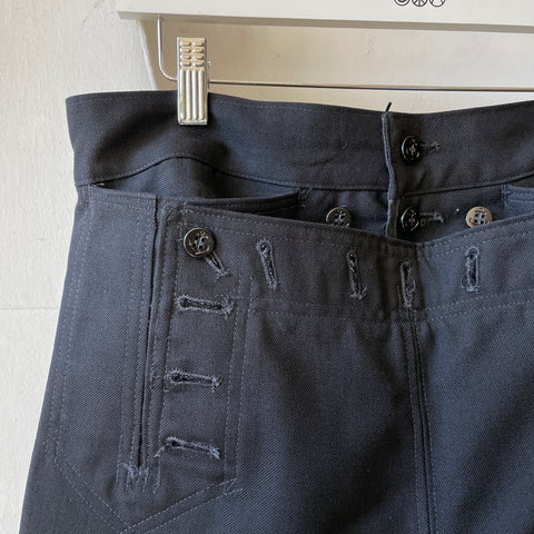 60’s Wool Sailor Trousers - 31" x 30”