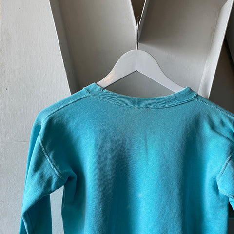 60's Penney’s Teal Crewneck - XS