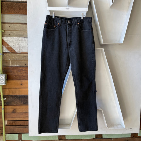 90’s Levi’s Black 505 Denim - 32" x 29”