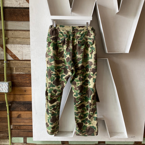 70's Ranger Camo Pants - 33” x 28”
