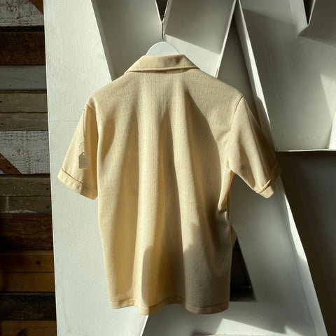 70's Montgomery Ward Sheer Button Up - Medium