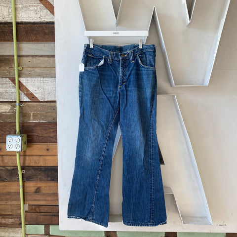 70's Dark Flared Lee’s - 32” x 31”