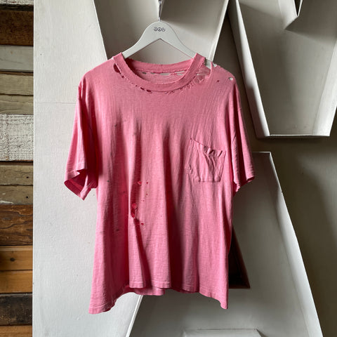 60’s Thrashed Boxy Pocket Tee - Large