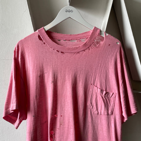 60’s Thrashed Boxy Pocket Tee - Large