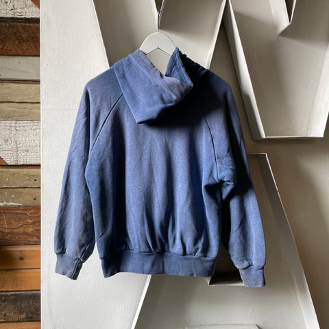70’s Faded Thermal Lined Zip Hoodie - Medium