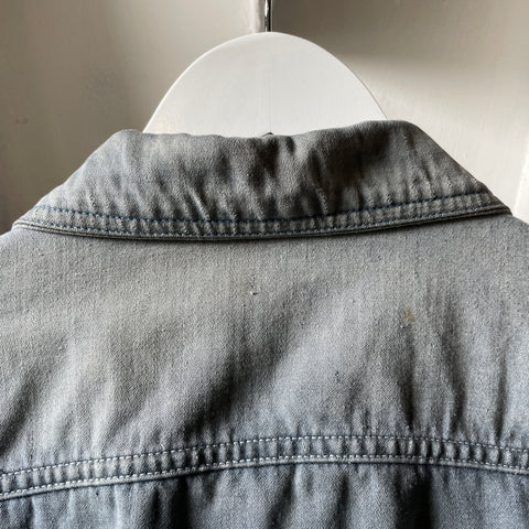 70’s Lee Faded Moleskin Trucker Jacket - Medium