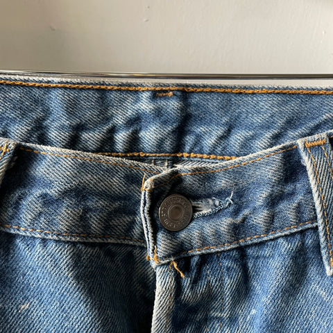 90’s Painted Levi’s 501 - 34” x 30”