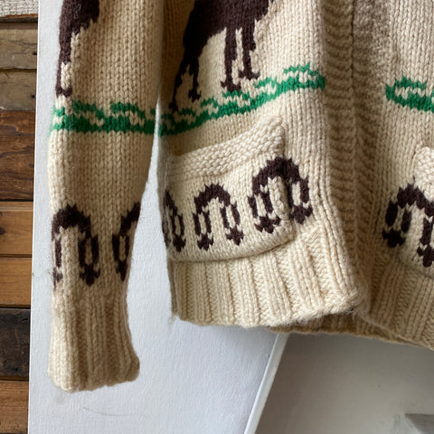 70’s Lightning Zip Cowichan - Large