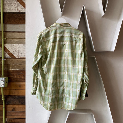 70’s Western Snap Shirt - Large