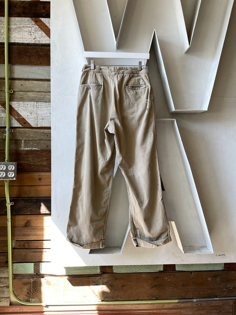 50’s Penney’s Big Mac Double Barrel Twill Chinos - 28” x 26.5”