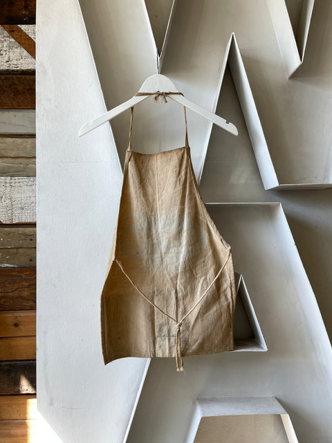 40’s Craftsman Thrashed Work Apron - OS