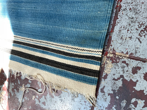 40’s Chimayo Handwoven Rug - 57" x 27”