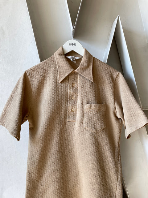 70’s Jantzen Textured Polo - Medium
