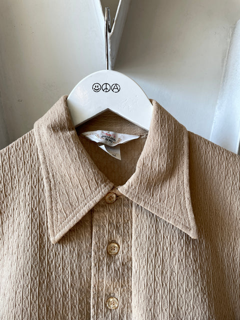 70’s Jantzen Textured Polo - Medium