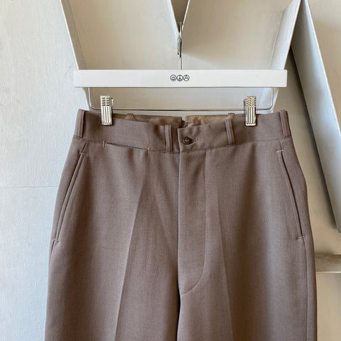50's Gabardine Officer Trousers - 28” x 31”