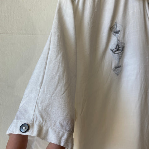 60's Da Vinci Button-Up - Medium