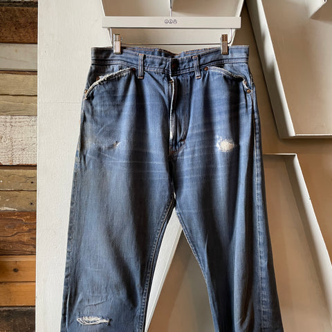 60’s Thrashed Roebucks Selvedge Denim - 32” x 30.5”