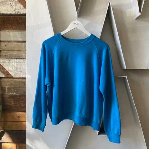 70's Boxy Raglan Crew - XL