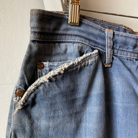 60’s Thrashed Roebucks Selvedge Denim - 32” x 30.5”