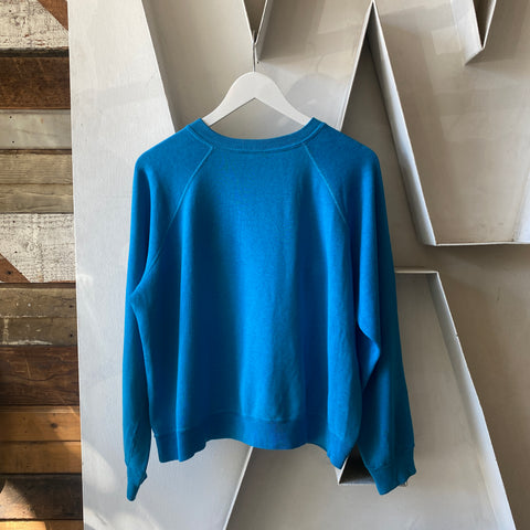 70's Boxy Raglan Crew - XL