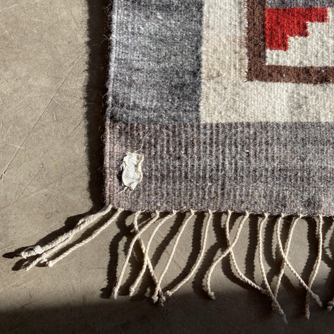 Mexican Wool Rug - 3.5" x 2.5"