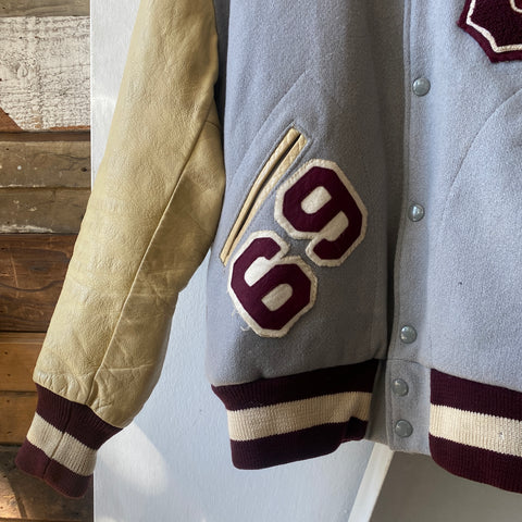60's #69 Varsity Jacket - XL
