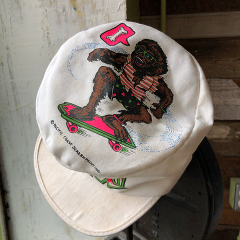 80's Wild Wolf Painters Cap - OS