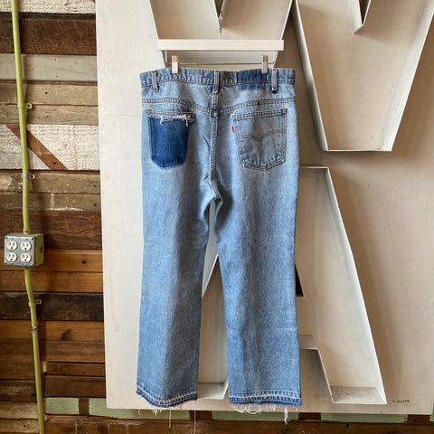 80's Levi’s Orange Tab Flares - 36” x 27.5”