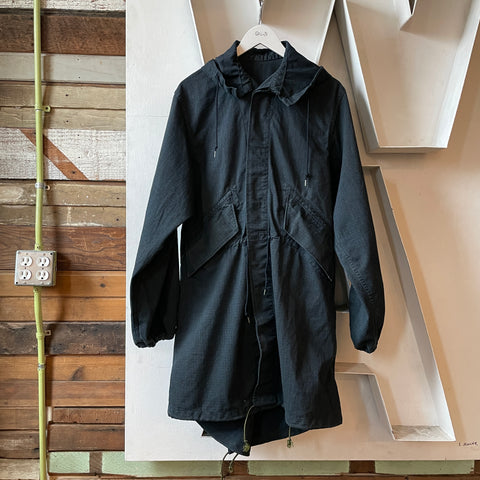 80’s Military Night Camo Fishtail Parka - Small