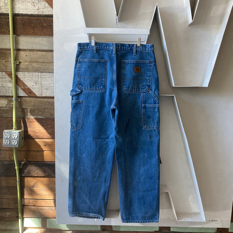 Carhartt Denim Dungarees - 33” x 30”