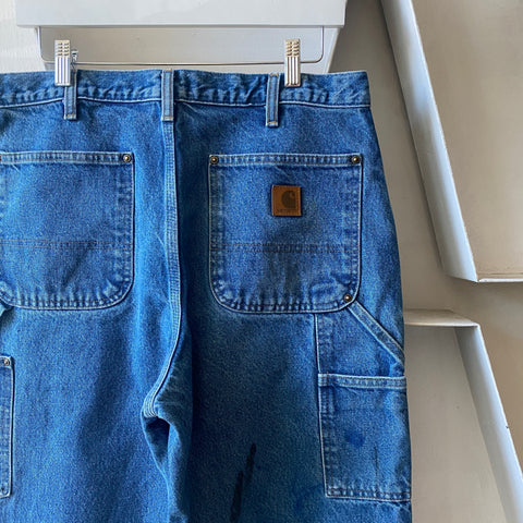 Carhartt Denim Dungarees - 33” x 30”